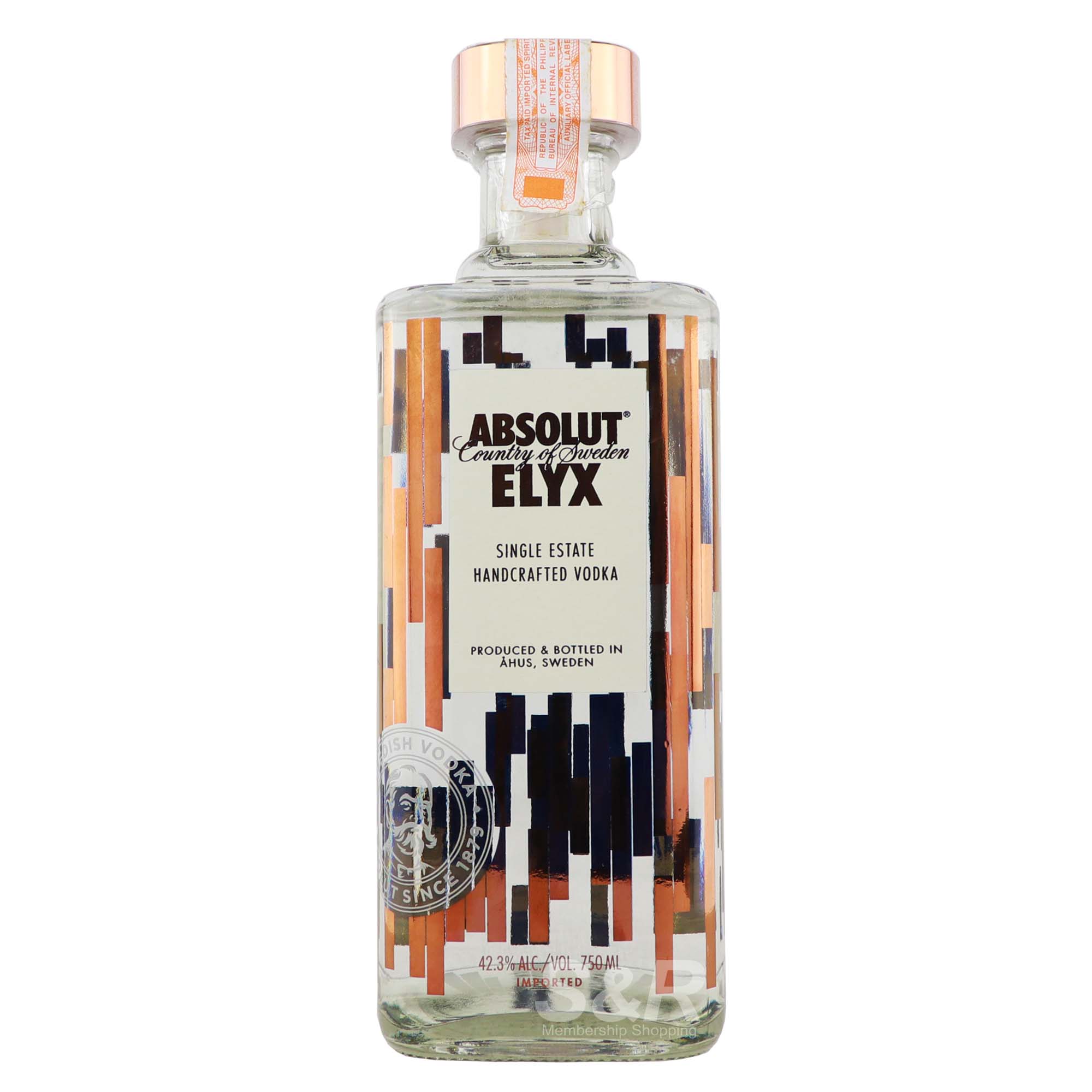 Absolut Elyx Vodka 750mL Absolut Elyx Vodka 750mL